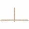 Ekena Millwork Eugene Smooth Timber Gable Bracket, Douglas Fir, 96"W x 44"H x 3 1/2"D x 3 1/2"F, 11/12 Pitch GBW096X44X0404EUG00SDF - alternate 1